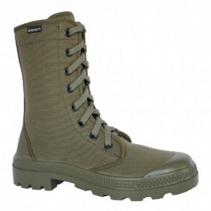 Hohe Schuhe aus Wissart® Canvas (Army)