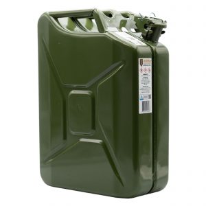 Jerrican carburant 20 L métal : sécurité et transport