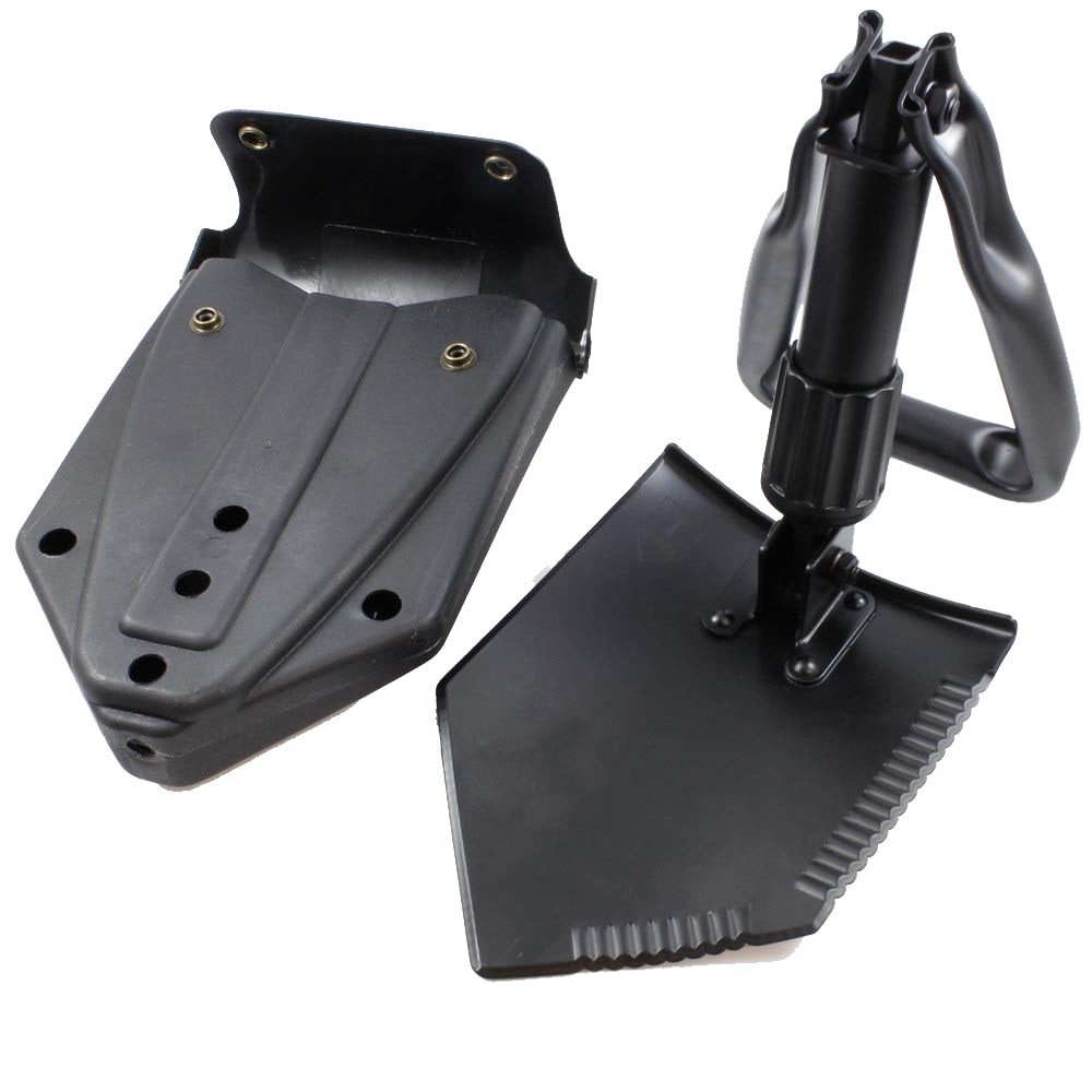 Faltbare Bivouac-Picknickschaufel (schwarz)