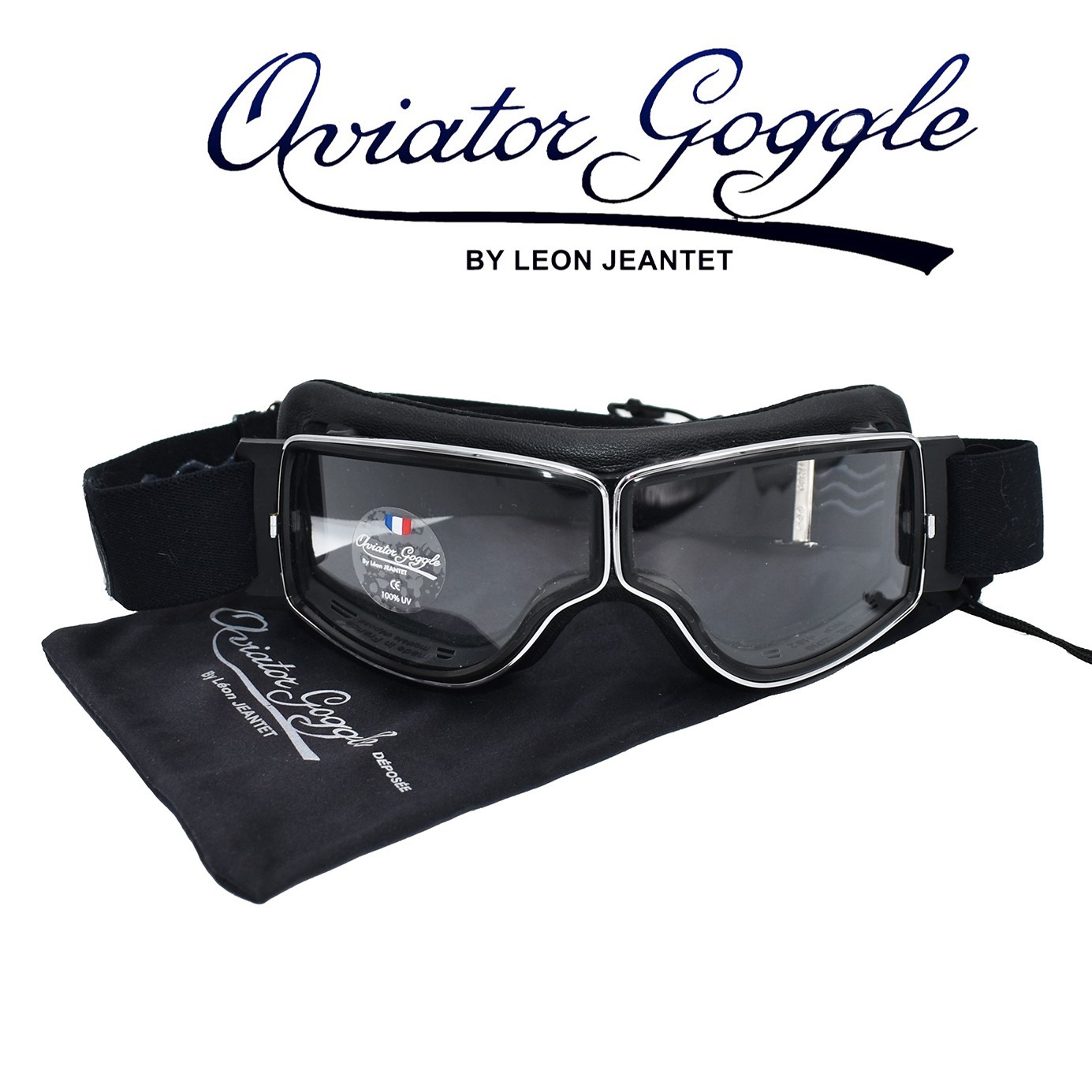 Gafa de Aviador Mod.4182 T2 (negro, cromado, transparente)