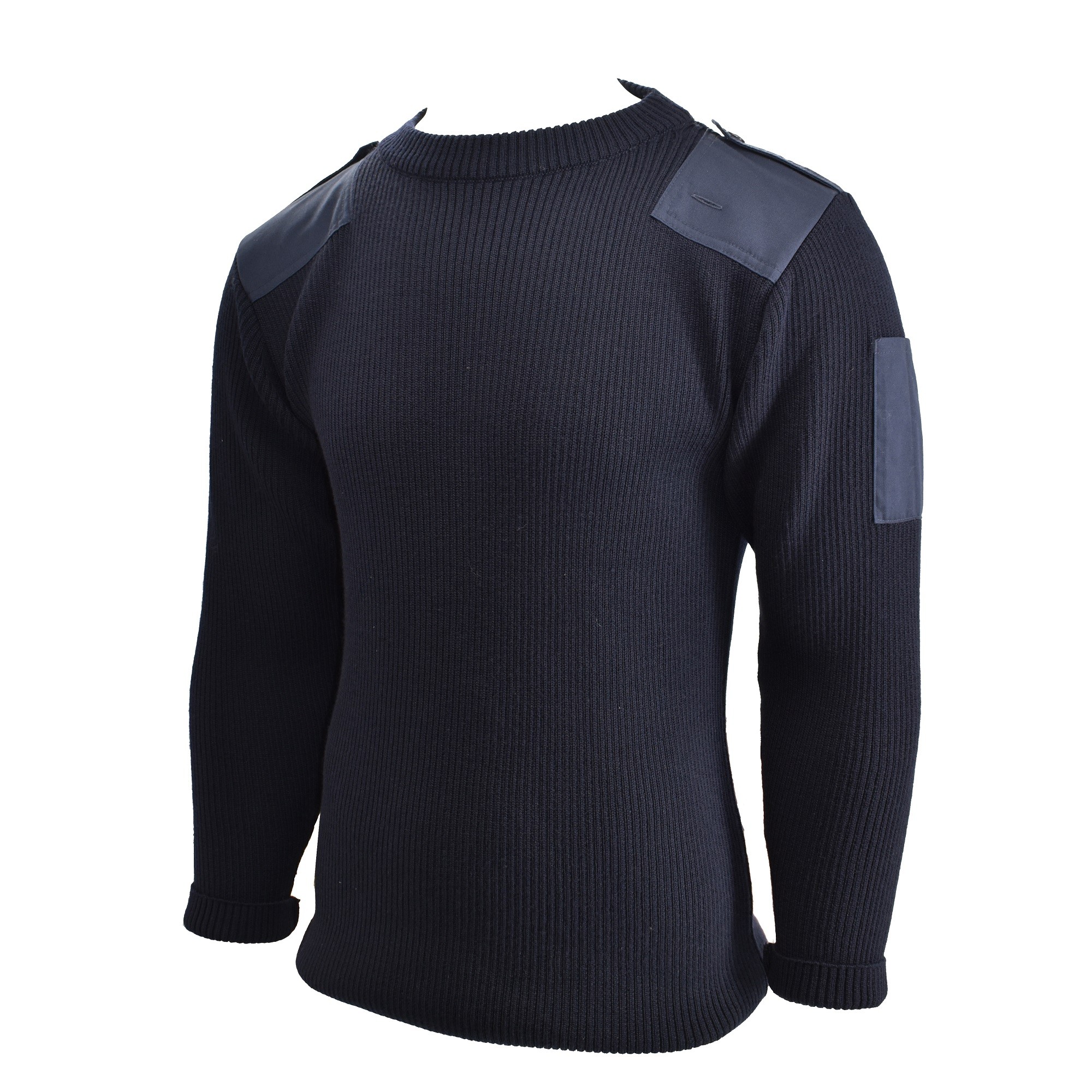 Navy Officer jersey sweater (Merino wool) - Image 2