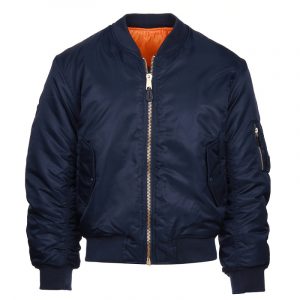 Giacca da pilota bomber MA-1 (blu navy)