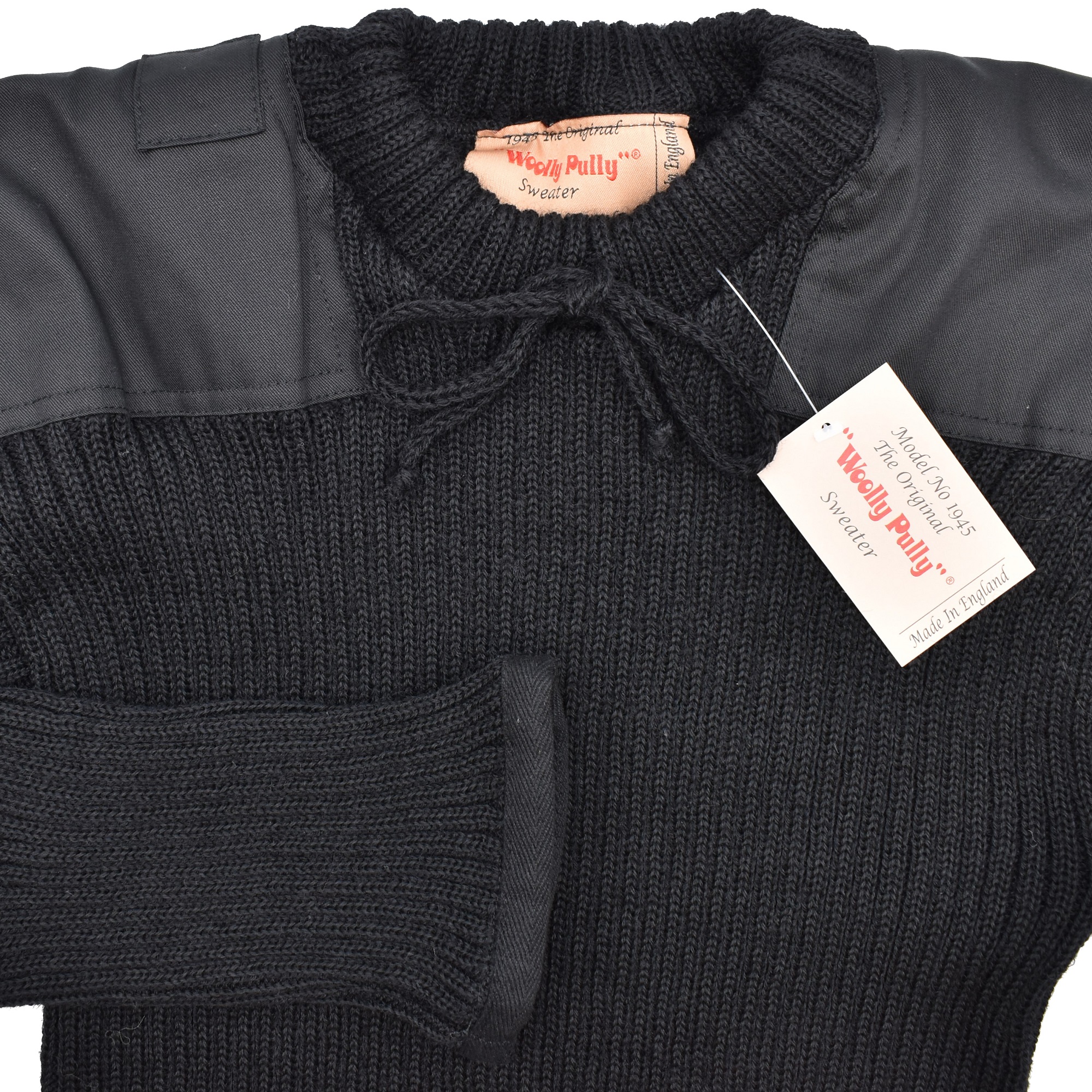 Woolly Pully "The 1945" Bond pullover (black) - Image 3