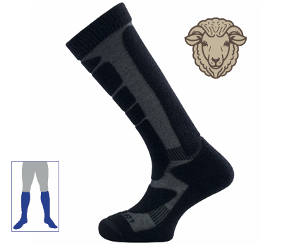 Baroudeur "Climat froid" knee-high socks (Merino wool) - Image 2