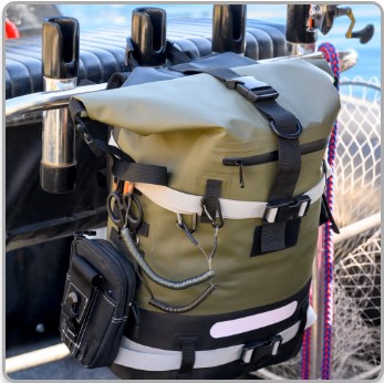 FD Marine zaino modulare impermeabile 20/40L (kaki) - immagine 7