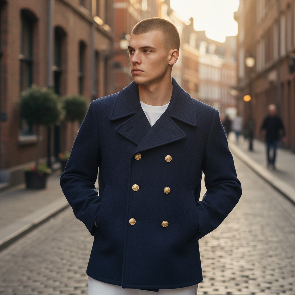 Abrigo marinero (azul marino) - Imagen 2