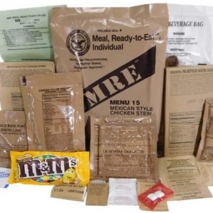 Selbsterhitzende 24-Stunden-MRE-Ration - Fertigmahlzeit der US-Armee