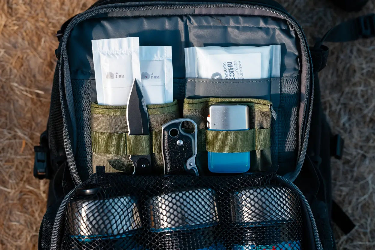 Organisation interne du sac de survie