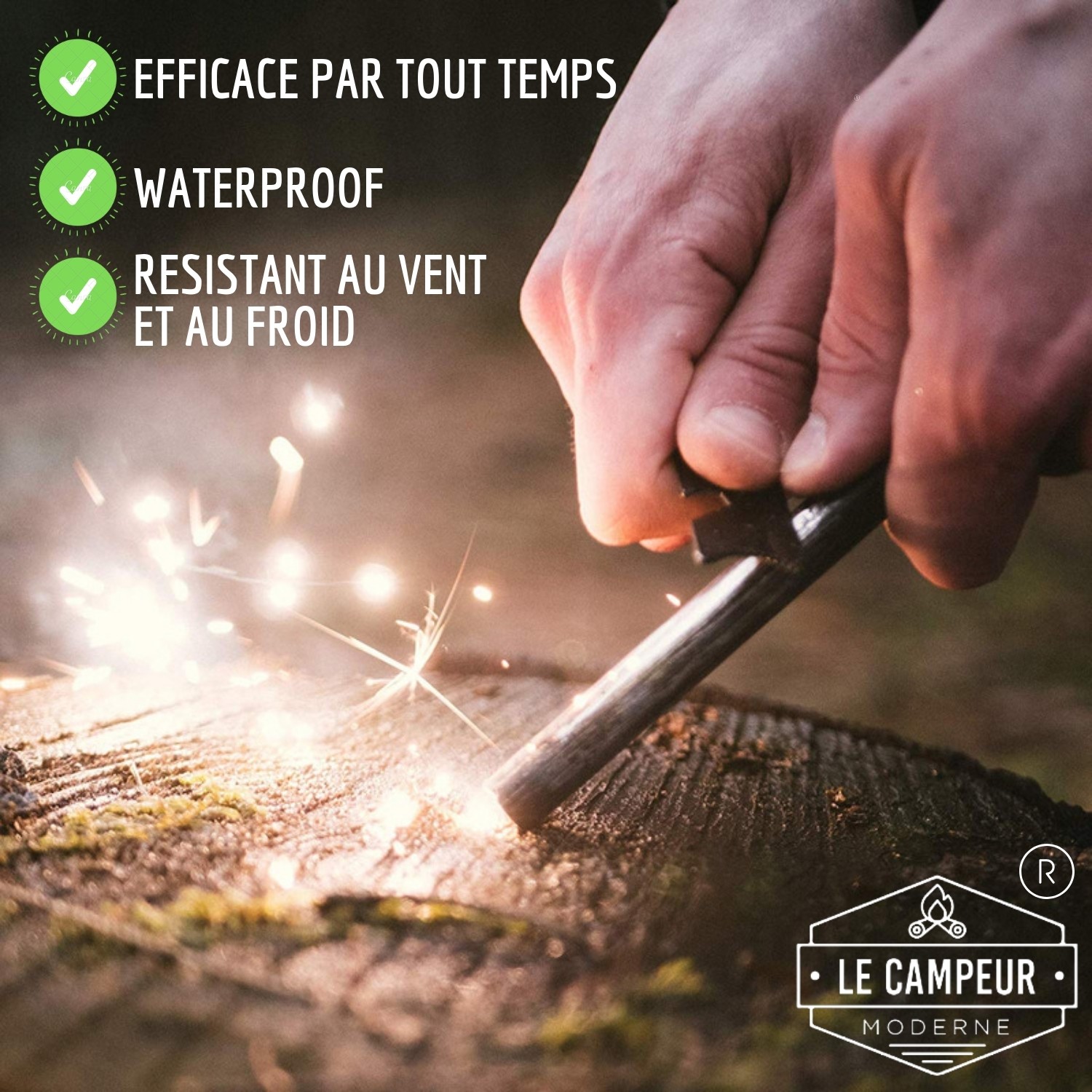 Pierre à feu le campeur moderne Pierre à feu le campeur moderne